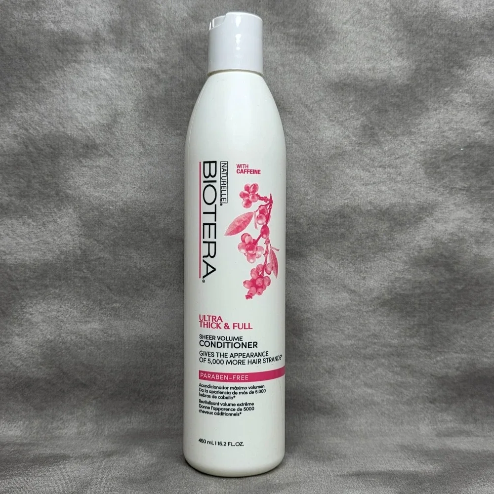 Naturelle BIOTERA Sheer Volume Conditioner Ultra Thick & Full 15.2 oz w/Caffeine